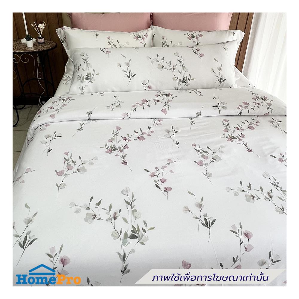 ชุดผ้าปูที่นอน 6 ฟุต (ชุด 6 ชิ้น) ESSE TENCEL 650T 6401