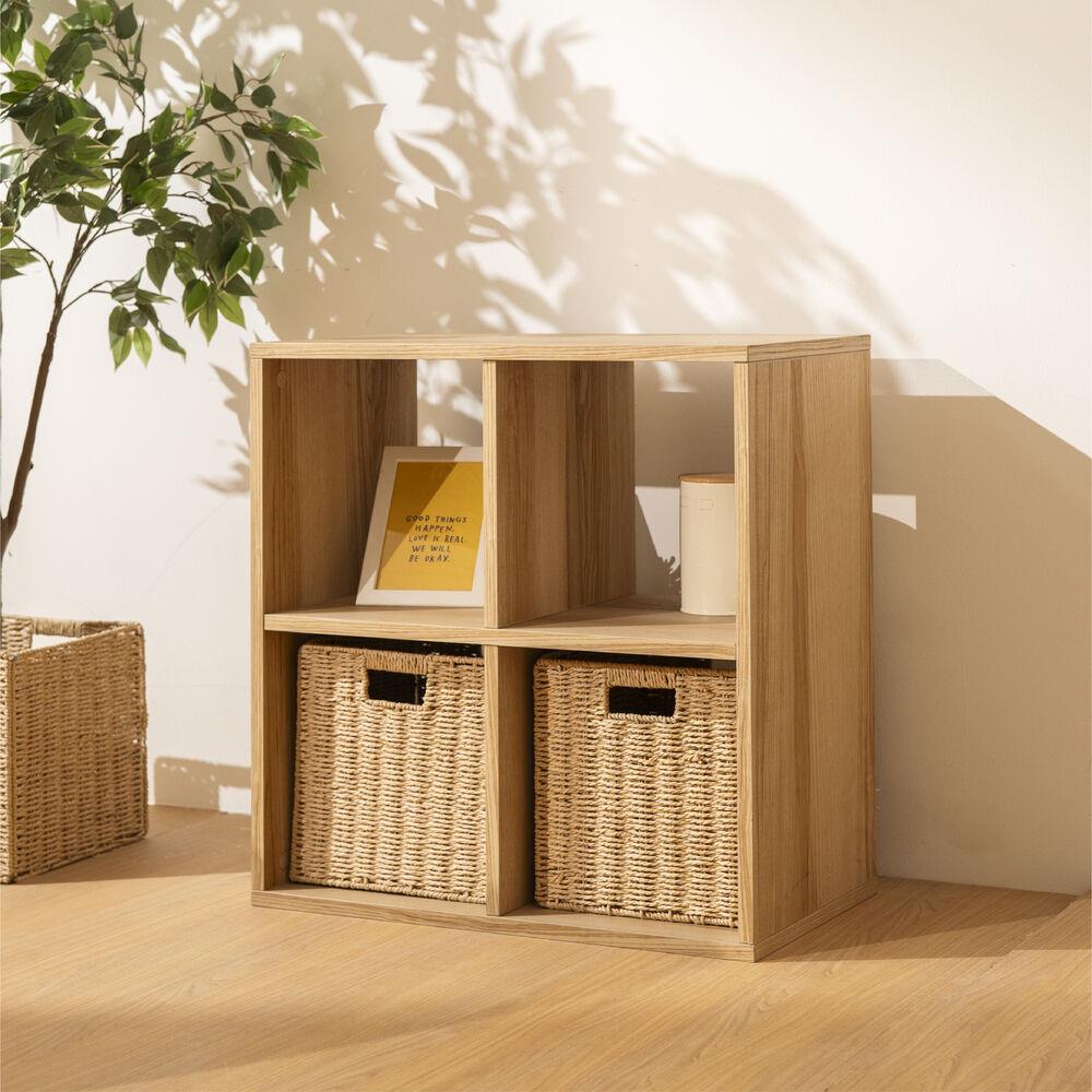 ชั้นวางของโล่ง 4 ช่อง KONCEPT KORA 19231433 65 ซม. สีลินเบิร์กโอ๊ค