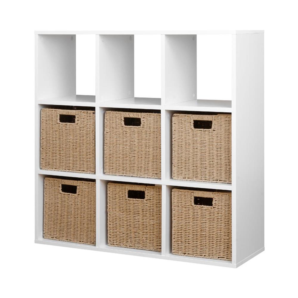 ชั้นวางของโล่ง 9 ช่อง KONCEPT KORA 19231438 97 ซม. สีขาว