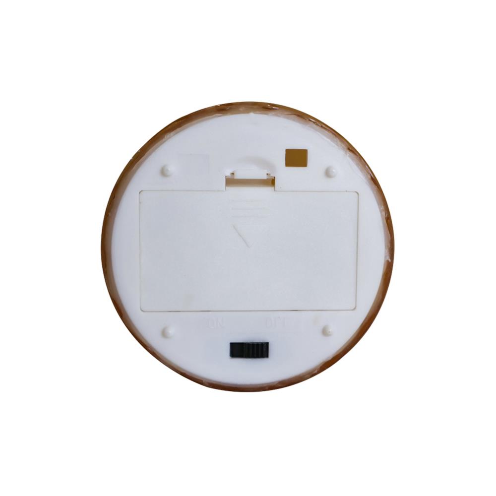 เทียนตกแต่ง LED ขอบสูง CLAIRE 12.5 ซม. สีเหลืองอำพัน