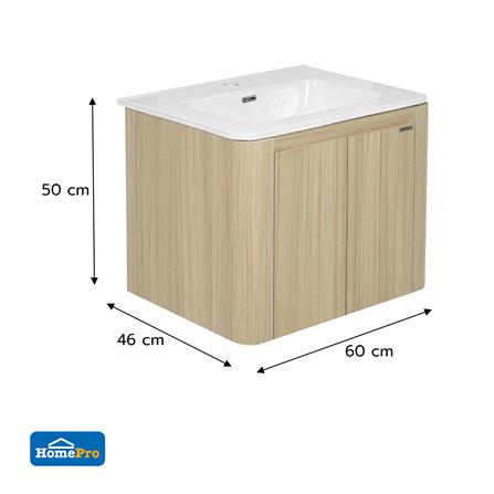 อ่างเคาน์เตอร์ MOYA PLUS 3001-60 ลายไม้_7