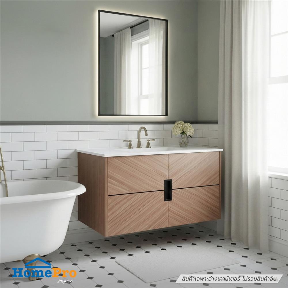 อ่างเคาน์เตอร์ MOYA PLUS NH-8090-PV103 ลายไม้