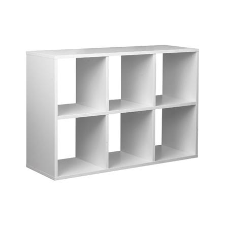 ชั้นวางของโล่ง 6 ช่อง KONCEPT KORA 19231436 97 ซม. สีขาว_2