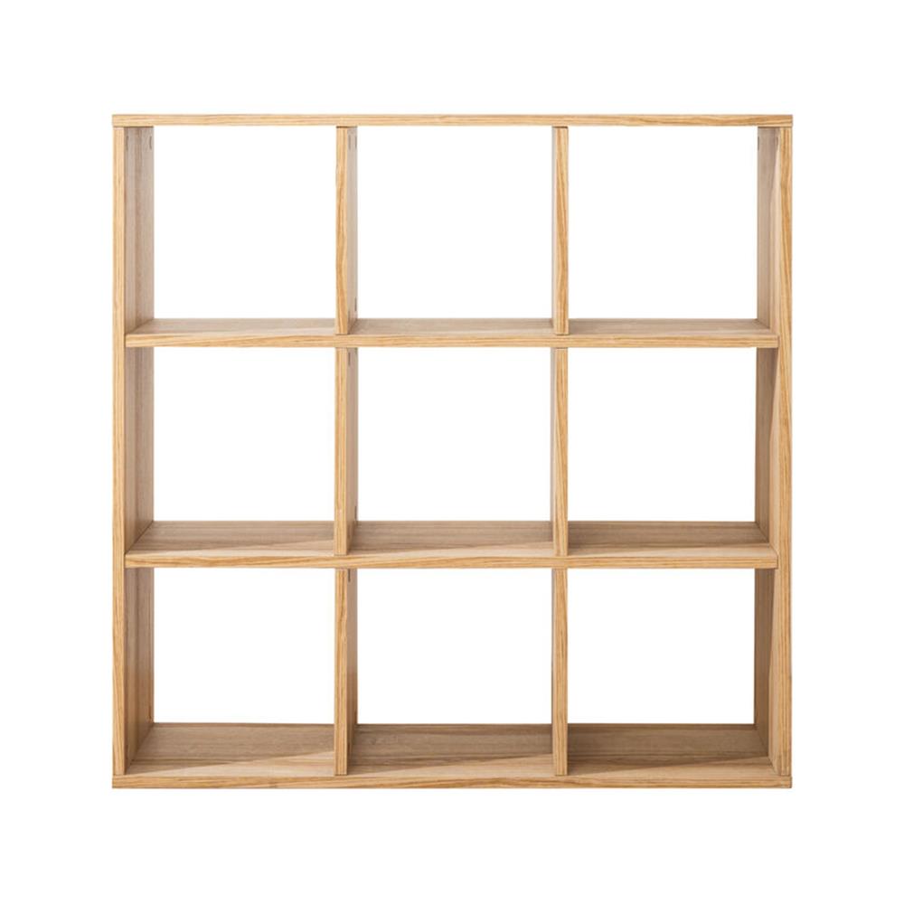 ชั้นวางของโล่ง 9 ช่อง KONCEPT KORA 19231437 97 ซม. สีลินเบิร์กโอ๊ค