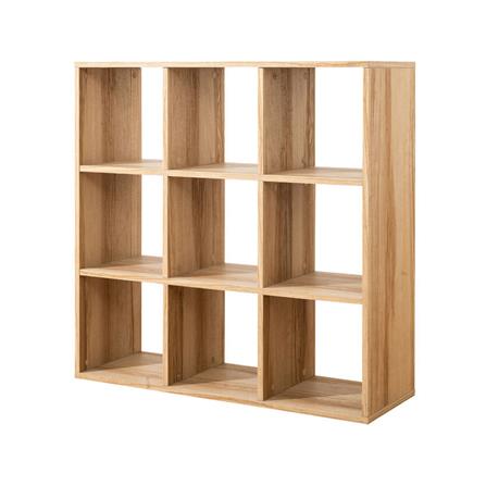 ชั้นวางของโล่ง 9 ช่อง KONCEPT KORA 19231437 97 ซม. สีลินเบิร์กโอ๊ค_2