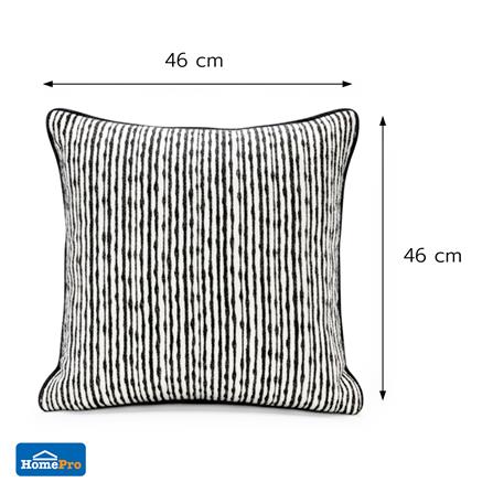หมอนอิง HOME LIVING STYLE NINLI 18x18 นิ้ว สีดำ_6