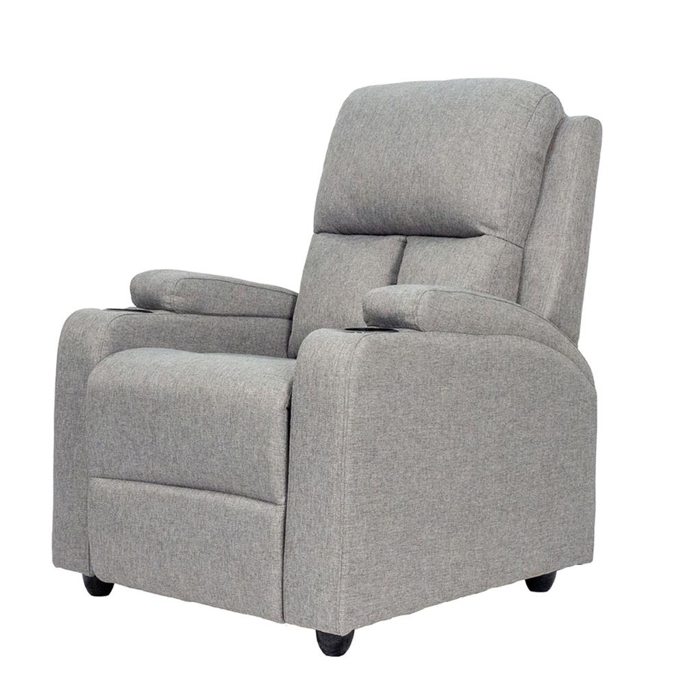 RECLINER U-RODECOR JUSTIN สีเทาอ่อน