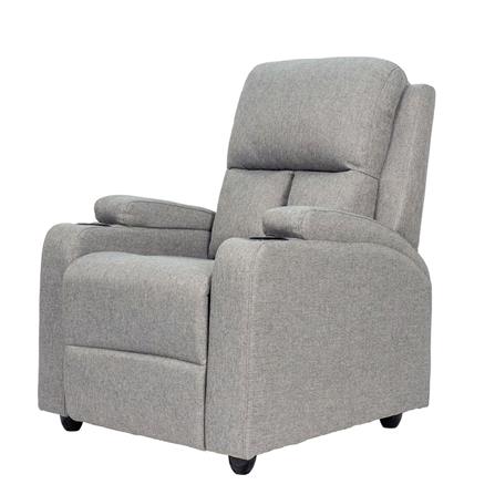RECLINER U-RODECOR JUSTIN สีเทาอ่อน_0