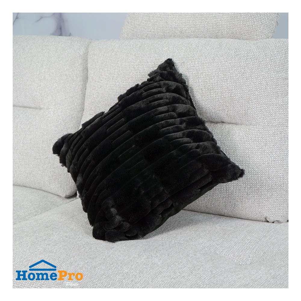 หมอนอิง HOME LIVING STYLE NILO 18x18 นิ้ว สีดำ