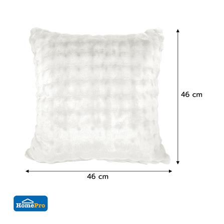 หมอนอิง HOME LIVING STYLE PREVA 18X18 นิ้ว สีขาว_2