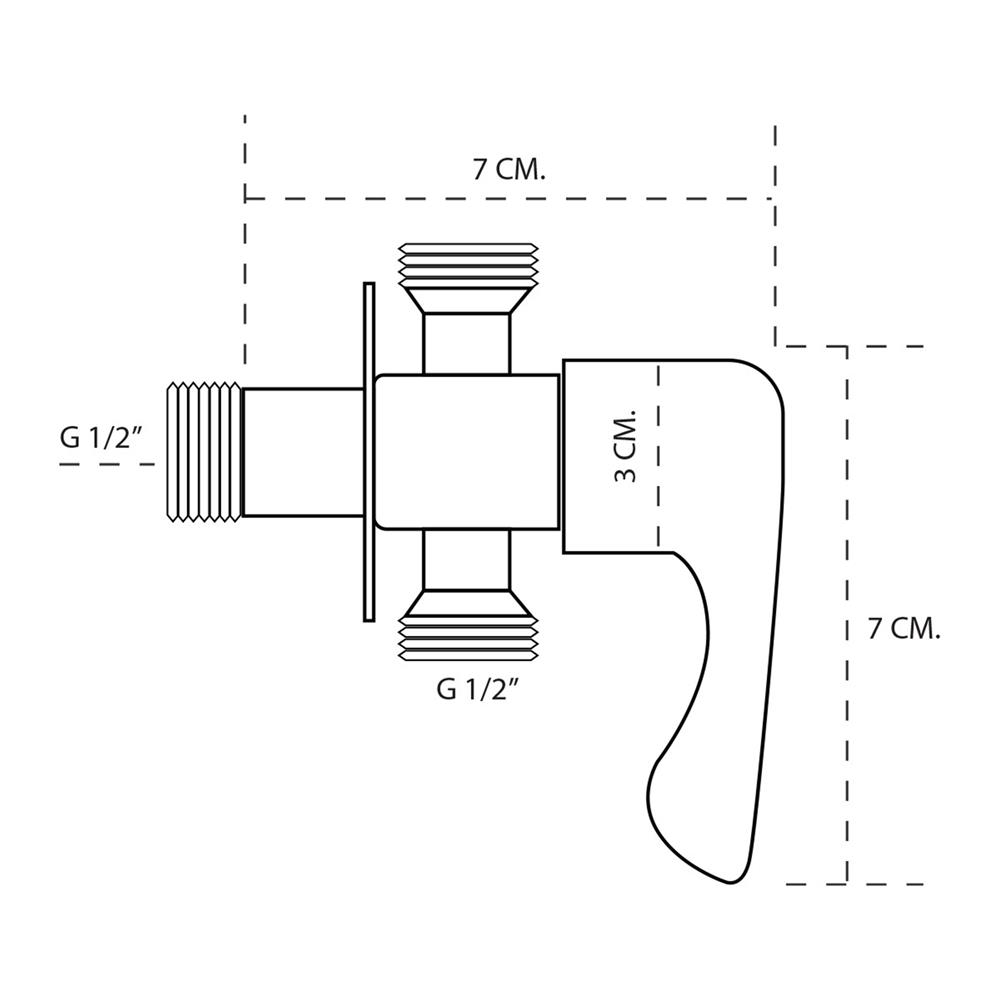สต๊อปวาล์ว 2 ทาง DONMARK GL-2163