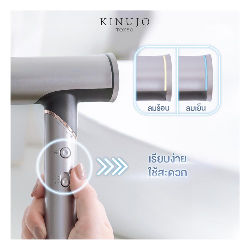 ไดร์เป่าผม KINUJO HBTHDLGN00001 1,000 วัตต์ สีทอง