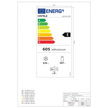 ตู้เย็น SIDE BY SIDE HAFELE 495.06.236 20.9 คิว สีดำ_4