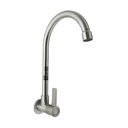 ก๊อกซิงค์เดี่ยวติดผนัง DONMARK GL-1462 สีโครม_0