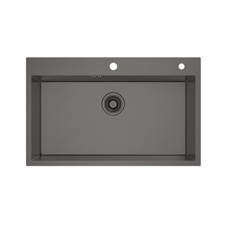 ซิงค์ฝัง 1 หลุม MEX SQ82GM-MF สีเทาดำ_1