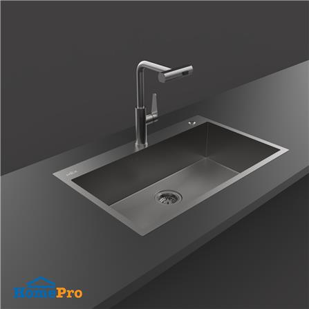 ซิงค์ฝัง 1 หลุม MEX SQ82GM-MF สีเทาดำ_3