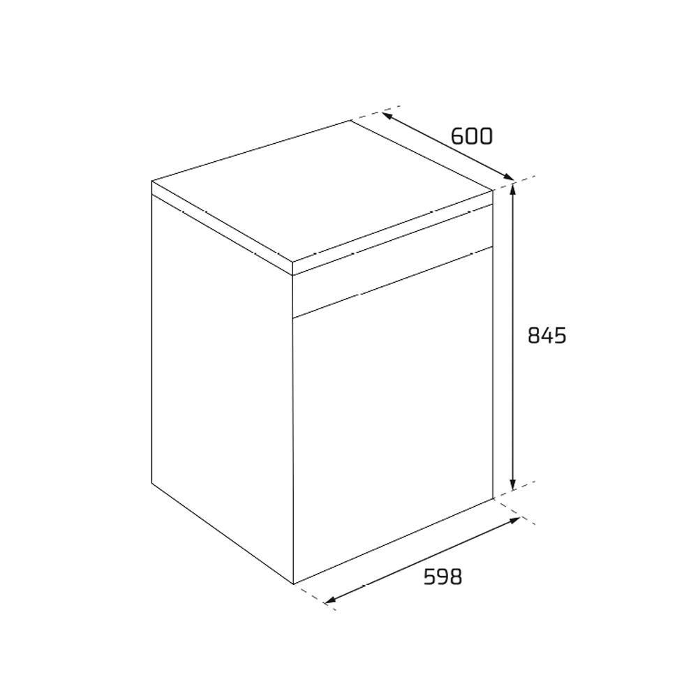 เครื่องล้างจานตั้งพื้น TEKA DFS 650ZB-TSEA DARK