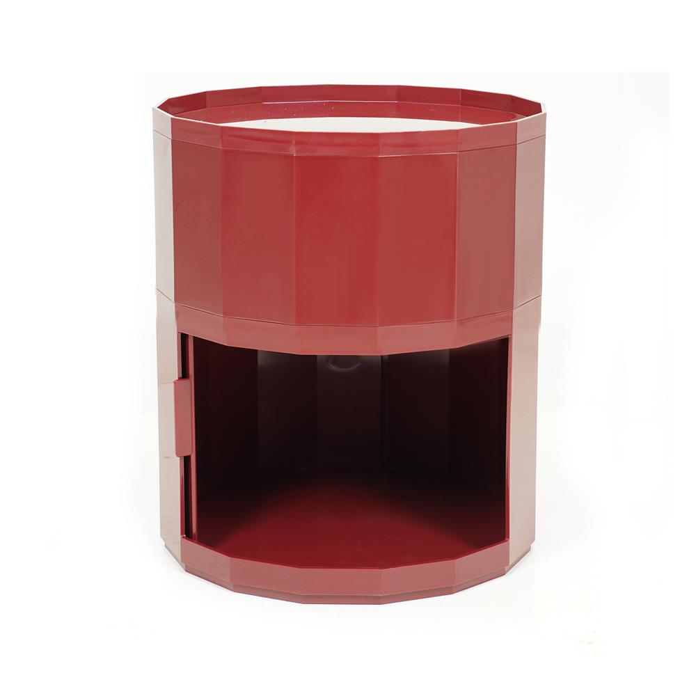 ตู้ 1 บานเลื่อน SNAZZ CAPSULE 37 ซม. สีแดง