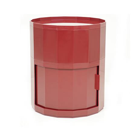ตู้ 1 บานเลื่อน SNAZZ CAPSULE 37 ซม. สีแดง