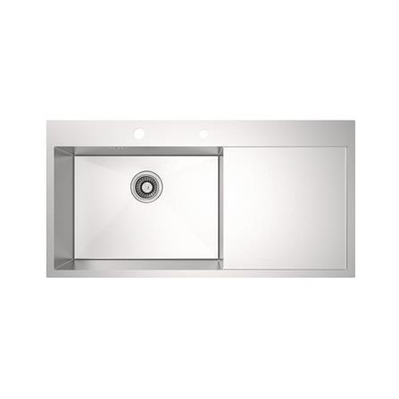 ซิงค์ฝัง 1 หลุม 1 ที่พัก MEX SQ1001L-MF สีเงิน_1