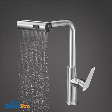 ซิงค์ฝัง 1 หลุม 1 ที่พัก MEX SQ1001L-MF สีเงิน_5