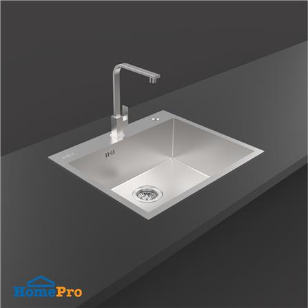 ซิงค์ฝัง 1 หลุม MEX SQ60-MF สีเงิน_3