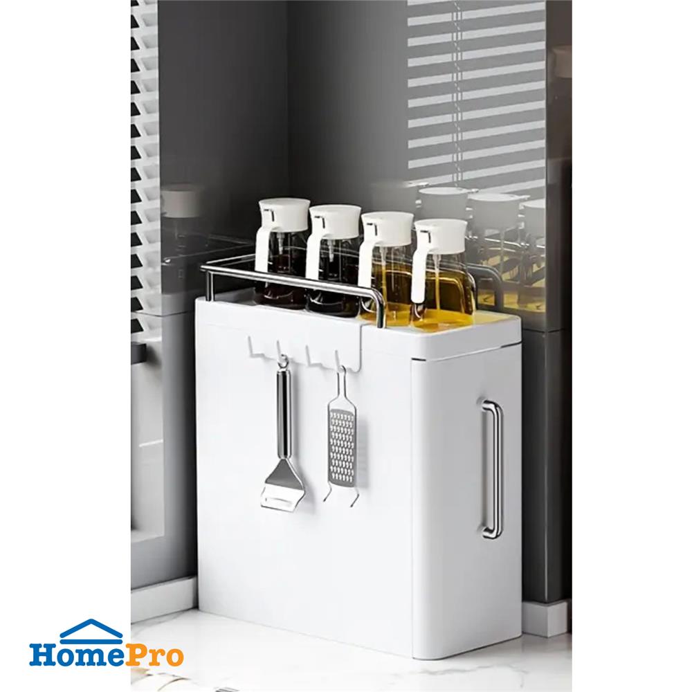 ชั้นลิ้นชักเก็บเครื่องปรุง 2 ชั้น KECH LULU สีขาว