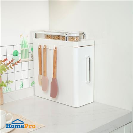 ชั้นลิ้นชักเก็บเครื่องปรุง 2 ชั้น KECH LULU สีขาว_6