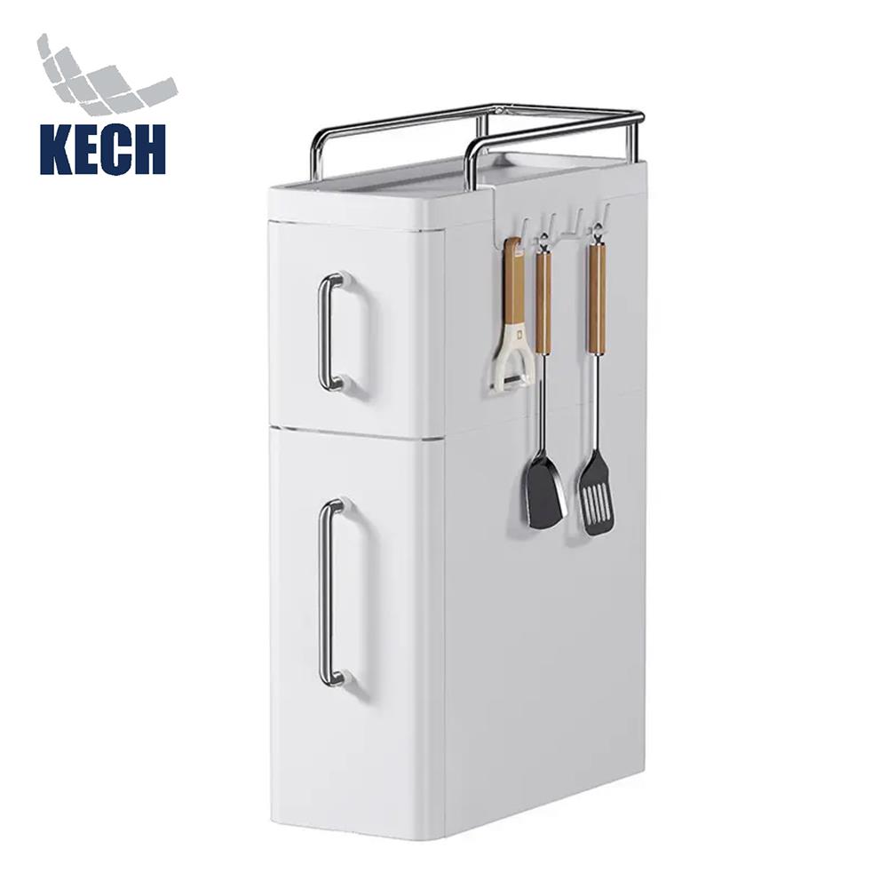 ชั้นลิ้นชักเก็บเครื่องปรุง 3 ชั้น KECH LULU สีขาว