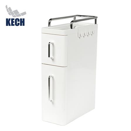 ชั้นลิ้นชักเก็บเครื่องปรุง 3 ชั้น KECH LULU สีขาว_1