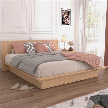 เตียง 6 ฟุต TOMATO HOME B-DK-02 สีอิชิโอ๊ค_3