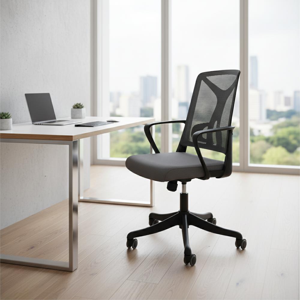 เก้าอี้สำนักงาน PRELUDE PB-1571L สีเทา