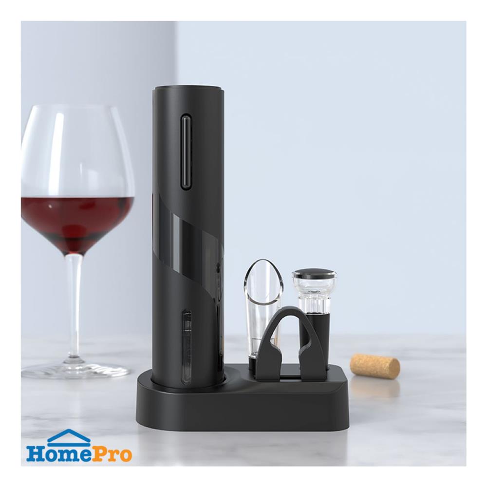 เครื่องเปิดไวน์ ELECTRIC WINE SET สีดำ