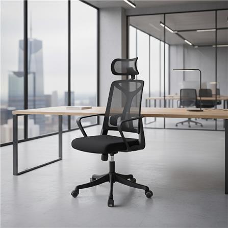 เก้าอี้สำนักงาน PRELUDE PB-1571H สีดำ_5