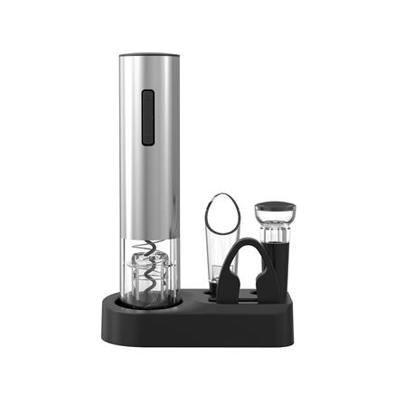 เครื่องเปิดไวน์ ELECTRIC WINE SET สีเงิน_0