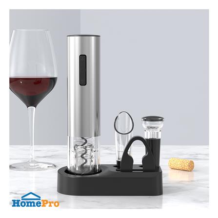 เครื่องเปิดไวน์ ELECTRIC WINE SET สีเงิน_2