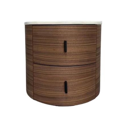 ตู้ข้างเตียง BENETTA BONA 45 ซม. สีวอลนัท/หินอ่อนขาว_0