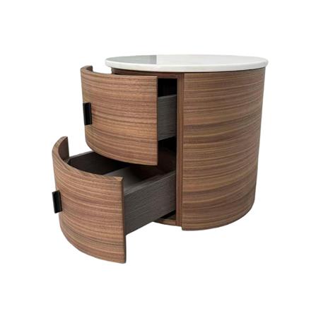 ตู้ข้างเตียง BENETTA BONA 45 ซม. สีวอลนัท/หินอ่อนขาว_2