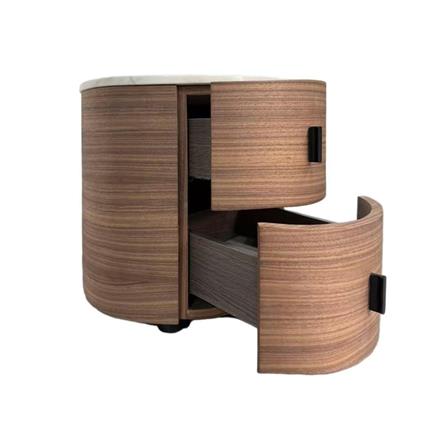 ตู้ข้างเตียง BENETTA BONA 45 ซม. สีวอลนัท/หินอ่อนขาว_3