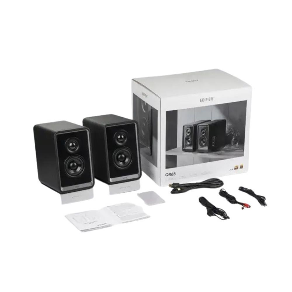 ลำโพงตั้งโต๊ะ EDIFIER QR65 สีดำ