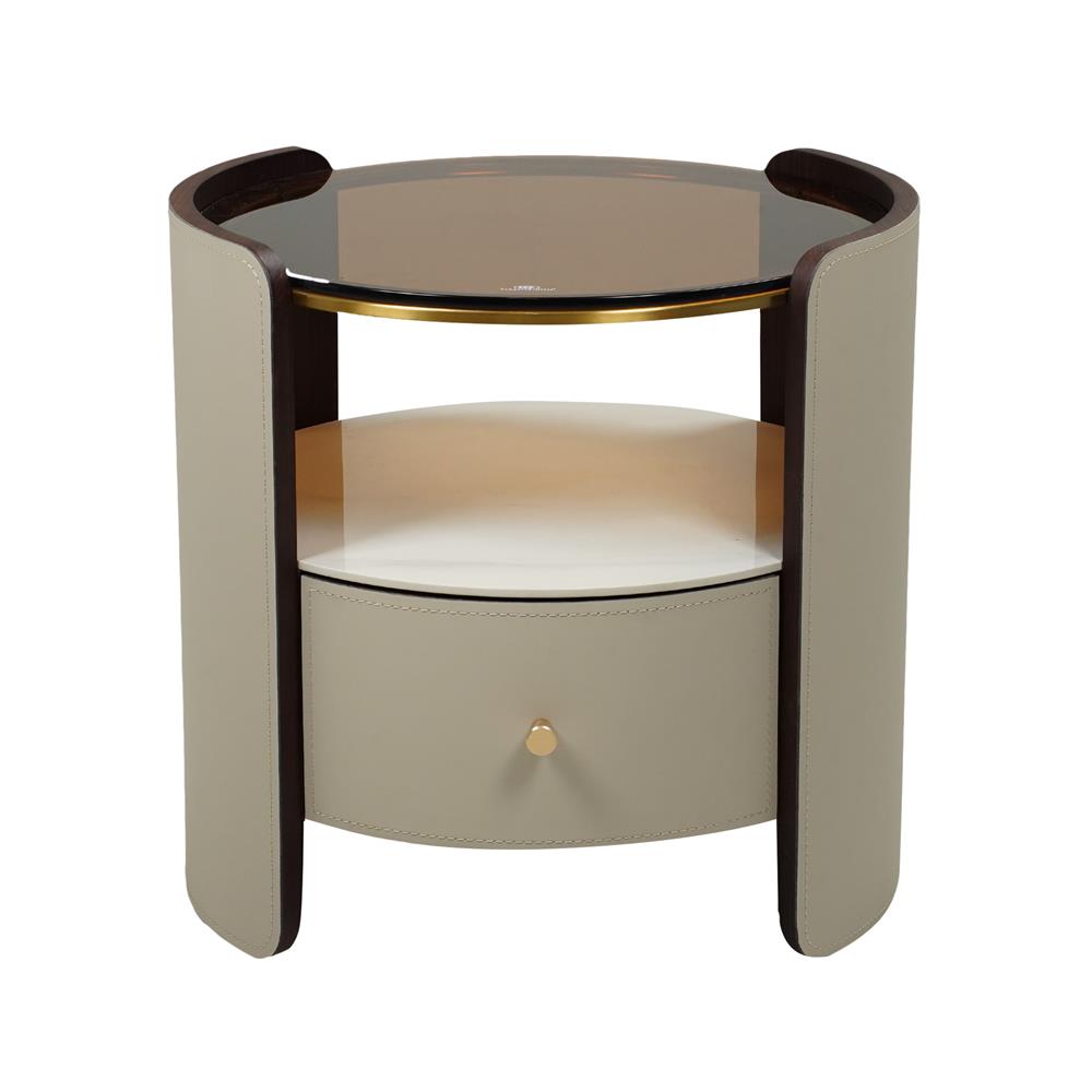 ตู้ข้างเตียง BENETTA GRAZIA 50 ซม. สีครีม