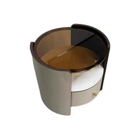 ตู้ข้างเตียง BENETTA GRAZIA 50 ซม. สีครีม_3