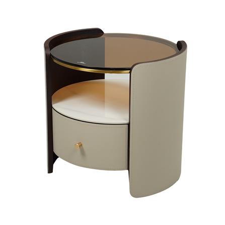 ตู้ข้างเตียง BENETTA GRAZIA 50 ซม. สีครีม_1