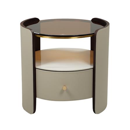 ตู้ข้างเตียง BENETTA GRAZIA 50 ซม. สีครีม_2