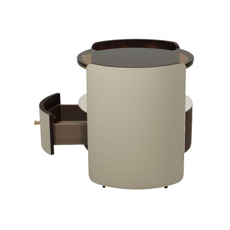 ตู้ข้างเตียง BENETTA GRAZIA 50 ซม. สีครีม_4