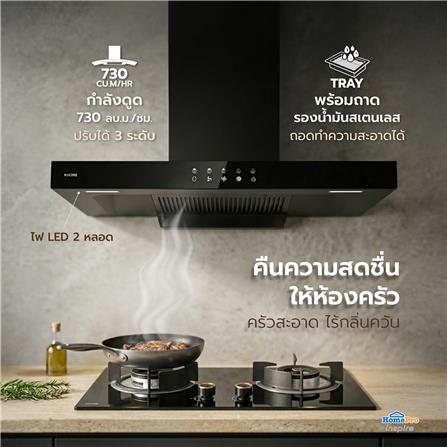 เตาฝัง+เครื่องดูดควัน KUCINE BLAZE-2G+BREEZE90_3
