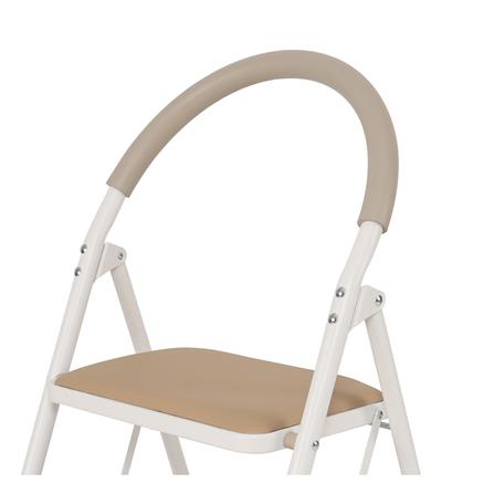 บันได STEP 2 ขั้น มีเบาะ MATALL WK2203G-2C สีเบจ_2