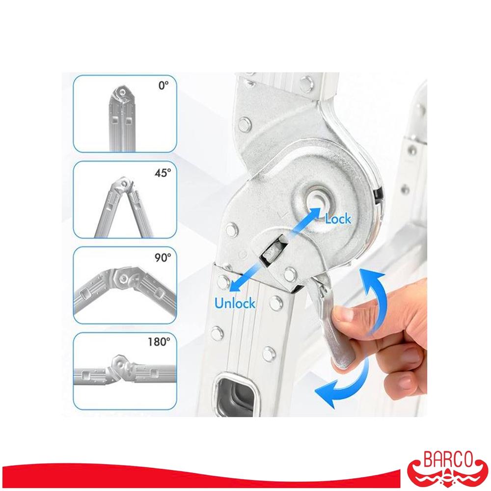 บันไดอเนกประสงค์ปรับแบบ BARCO M4 4x5 20 ขั้น