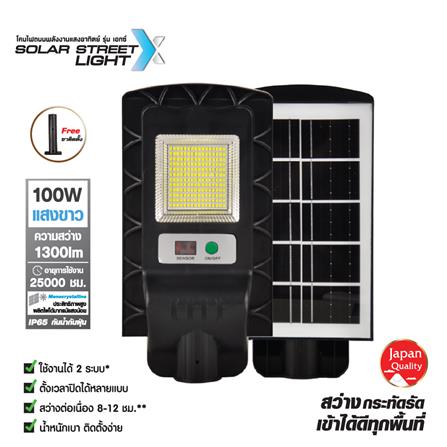 ไฟถนน SOLAR SHINING S-ST100659-4SL 100 วัตต์ DATLIGHT สีดำ_9