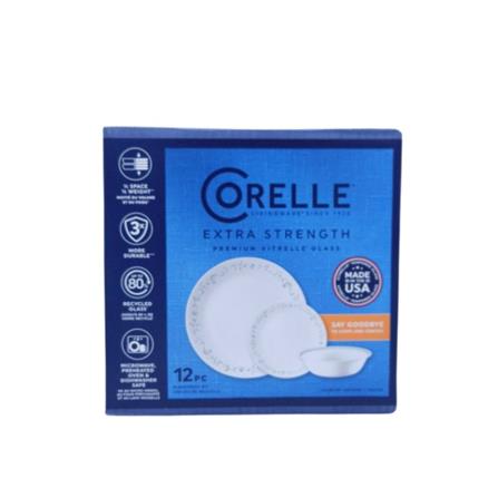 ชุดจานชาม CORELLE COUNTRY COTTAGE (ชุด 12 ชิ้น)_1